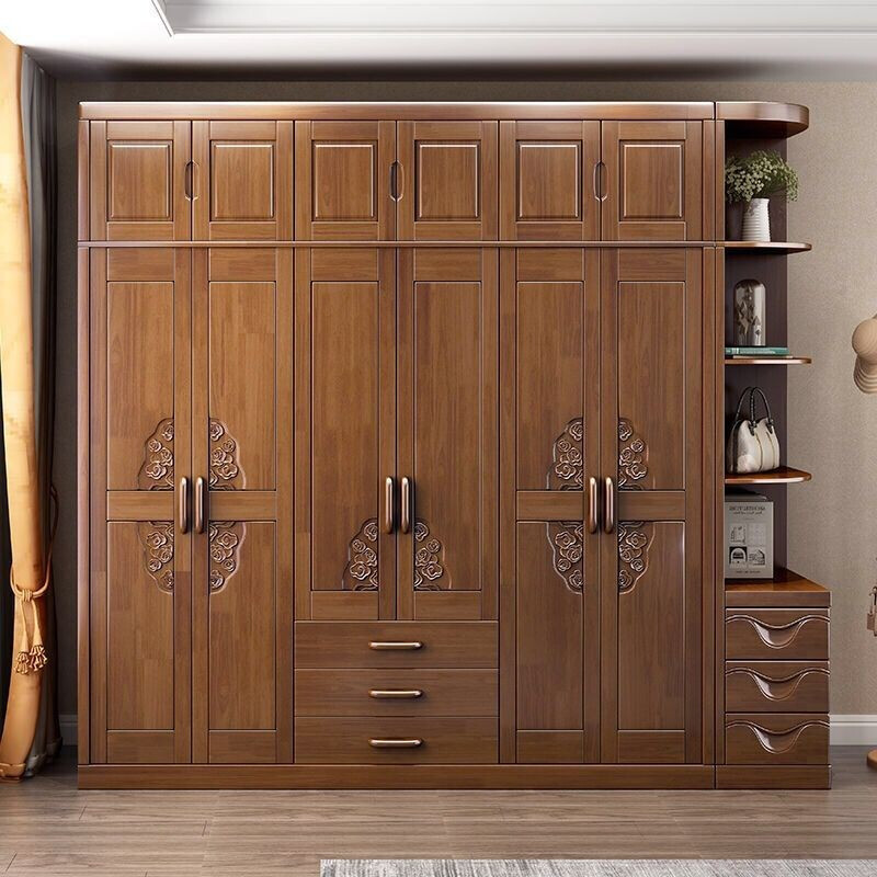 红木家具中的经典之选 鸡翅木顶箱柜大衣柜